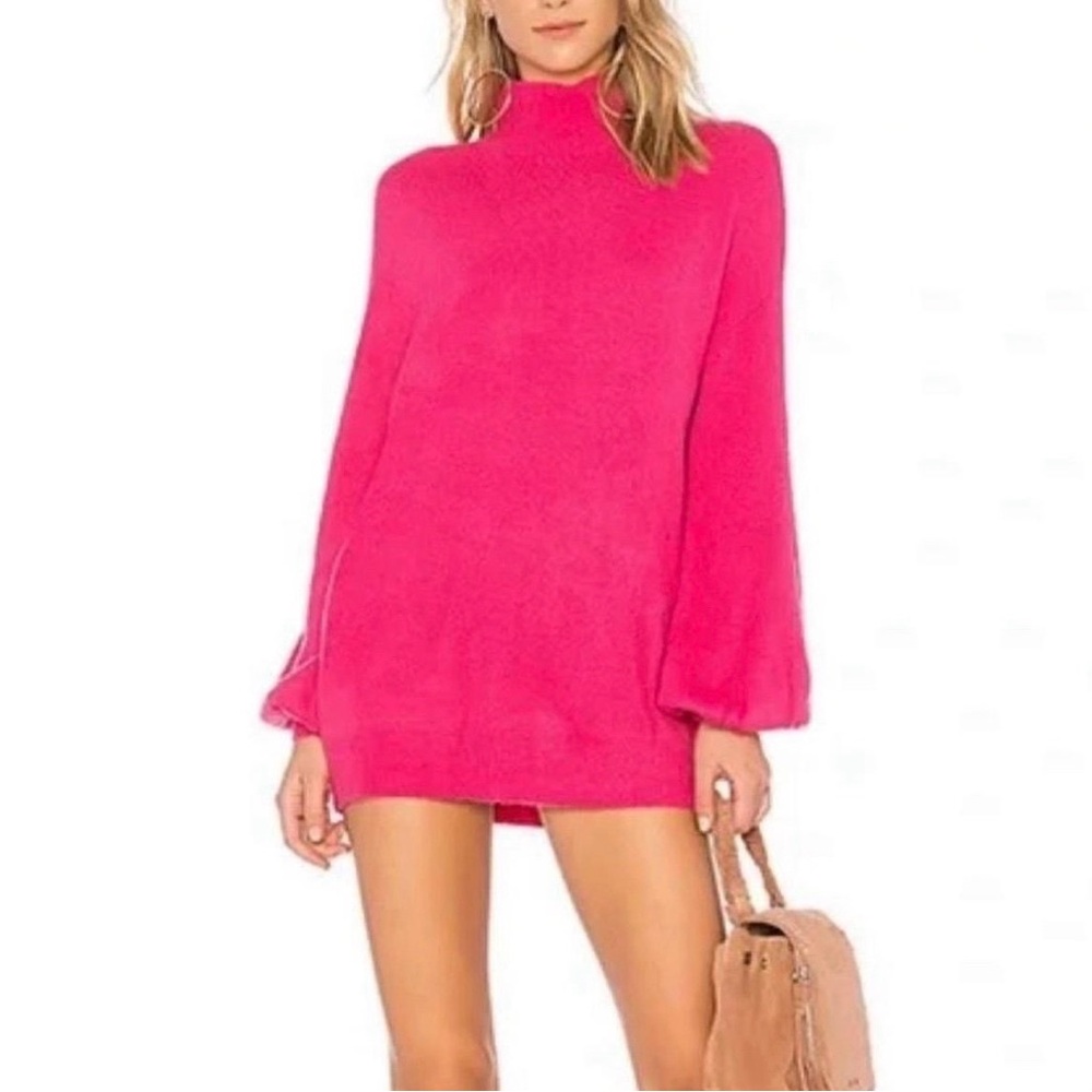 Lovers + Friends Vibrant Pink Mini Dress